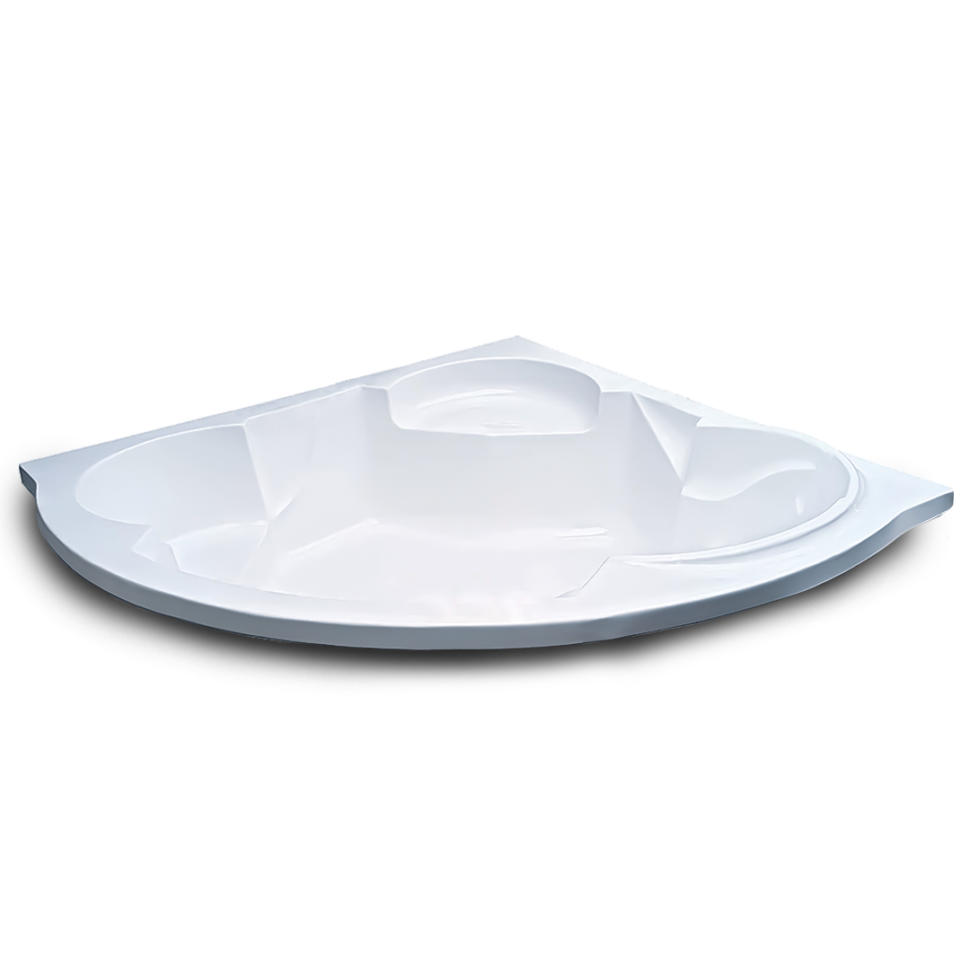 Ambassador 5 ft Corner Fixed Bathtub