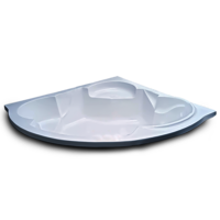 Ambassador 5 ft Corner Fixed Bathtub