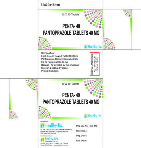 Pantoprazole tablet 40mg