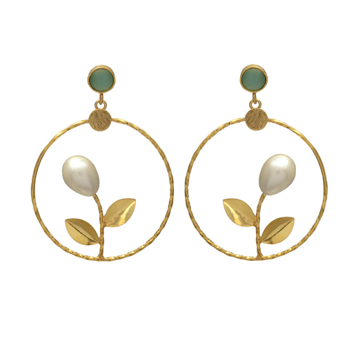 Leaf Type Stylish Earrings