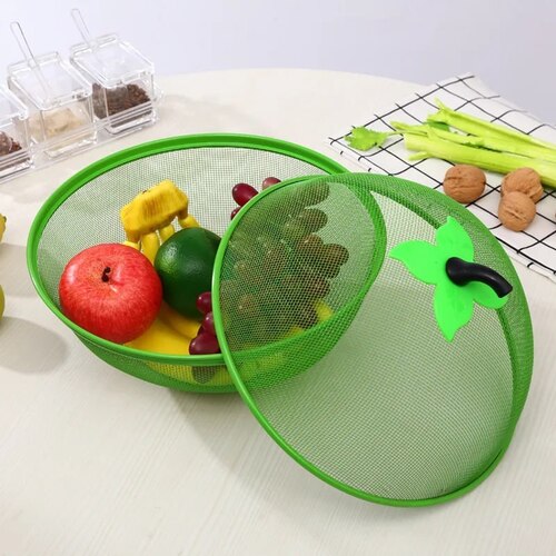 APPLE SHAPE NET FRUITS BASKET FOR KITCHEN