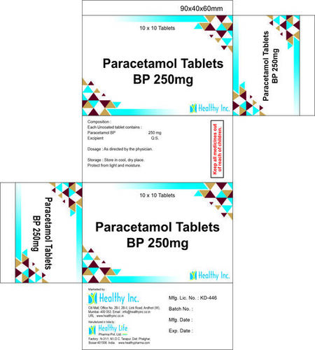 Paracetamol tablet 250mg
