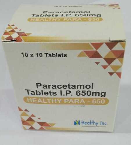 Paracetamol Tablets - 650 mg Uncoated, Dosage as Prescribed by Physician, Expiration 2 Years, Store in Cool Dry Place