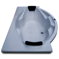 Unicorn 6 ft x 3.5 ft Fixed Bathtub