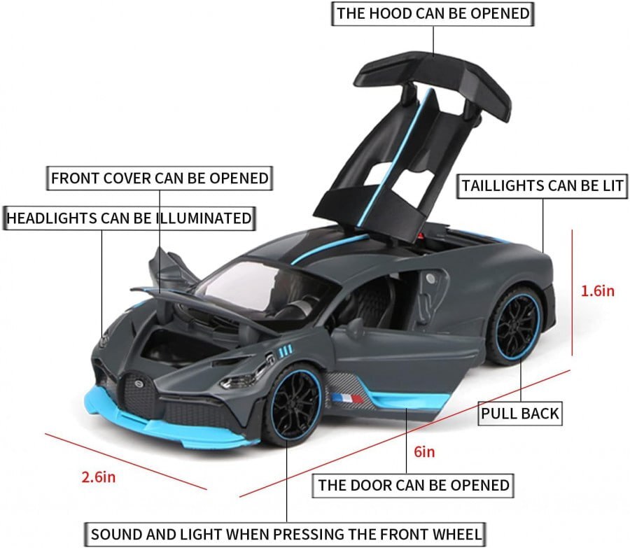 BUGATI METAL CAR 1:32