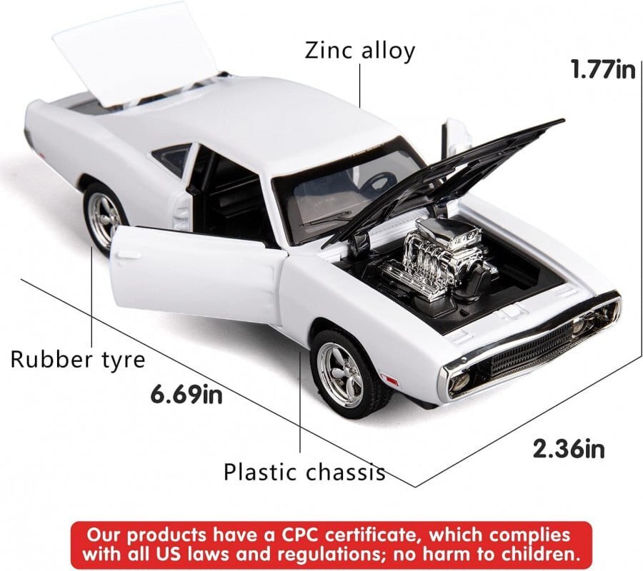 FAST & FURIOUS METAL CAR (1:32)