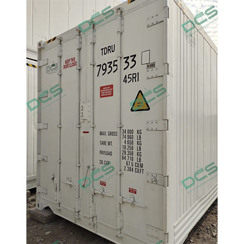 40Ft Refurbished Refrigerated Container On Lease - External Dimension: Customized