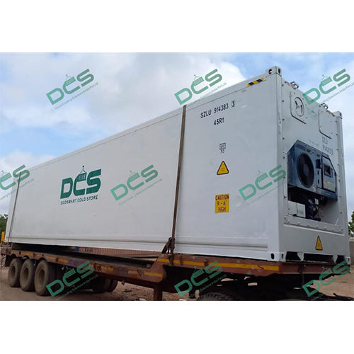 40Ft Refurbished Refrigerated Container On Rent - Internal Dimension: As Per Requirement