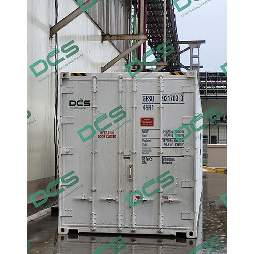 Portable Refrigerated Shipping Container Door Type: Pvc / Steel