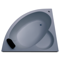 14 Leo 4.5 ft Corner Fixed Bathtub