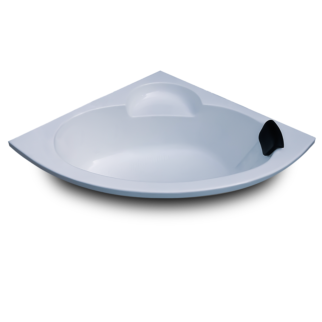 14 Leo 4.5 ft Corner Fixed Bathtub