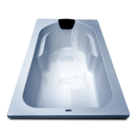 Alexander 6 ft x 3.25 ft Fixed Bathtub