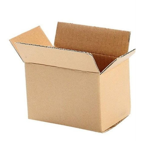 Rectangular Brown Corrugated Box