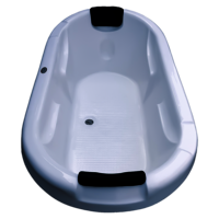 Intimate 6 ft x 3 ft Fixed Bathtub