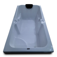 Ceaser 6 ft x 3 ft Fixed Bathtub