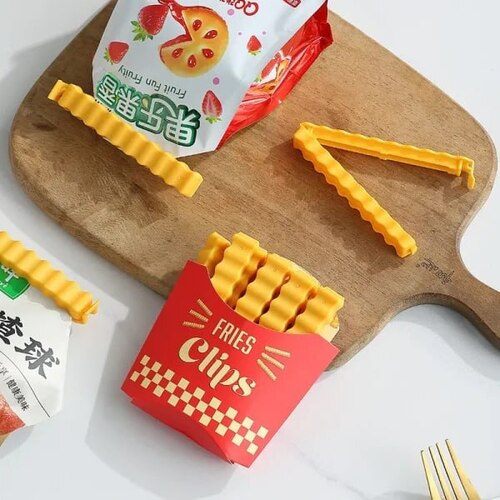 CREATIVE FRENCH FRIES SEALING CLIP (12 SETS)