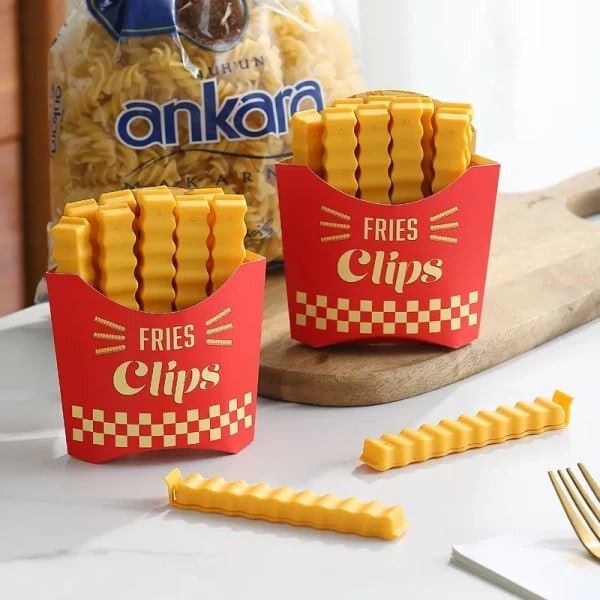 CREATIVE FRENCH FRIES SEALING CLIP (12 SETS)