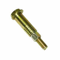 Sleeve Type Anchor Bolt - Steel, 6 Mm, Chrome | Industrial Use, Polished Surface Finish, J-shaped Design