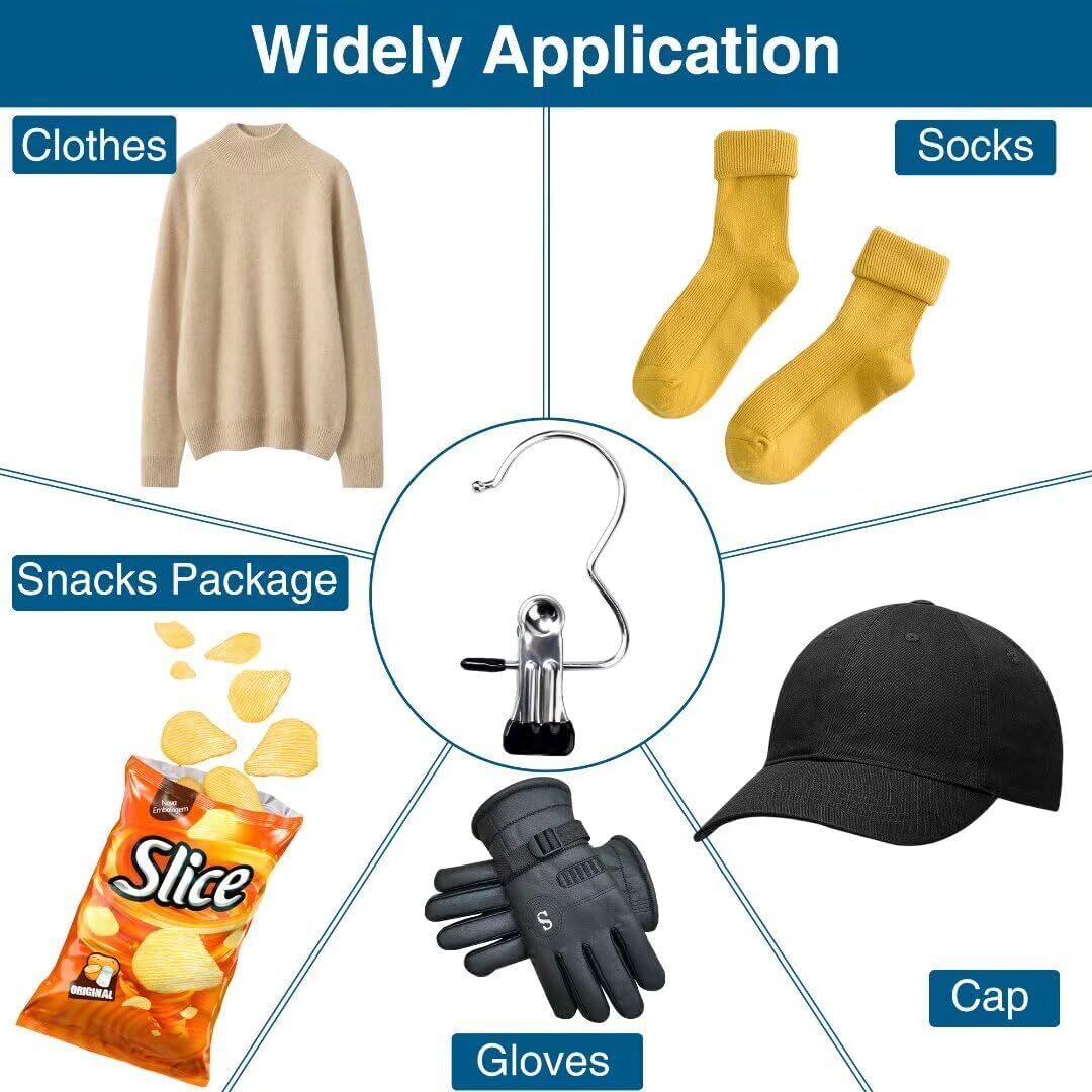 CLOTH HANGER CLIP HOOK 1 PC