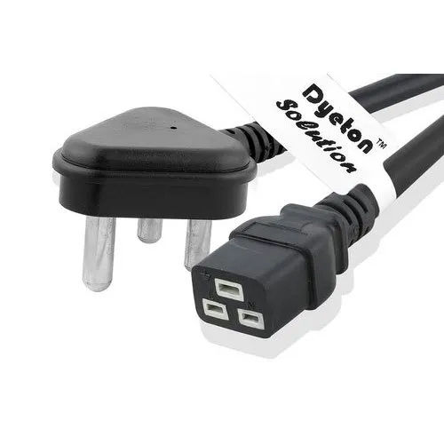 Dyeton C19 Server Power Cord - Color: Black