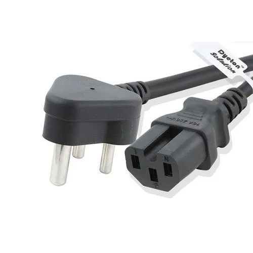 Dyeton Cut Type Power Cord - Color: Black