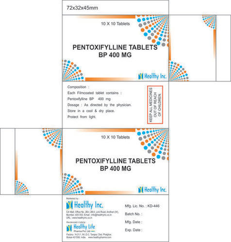 Pentoxifylline Tablets 400 Mg