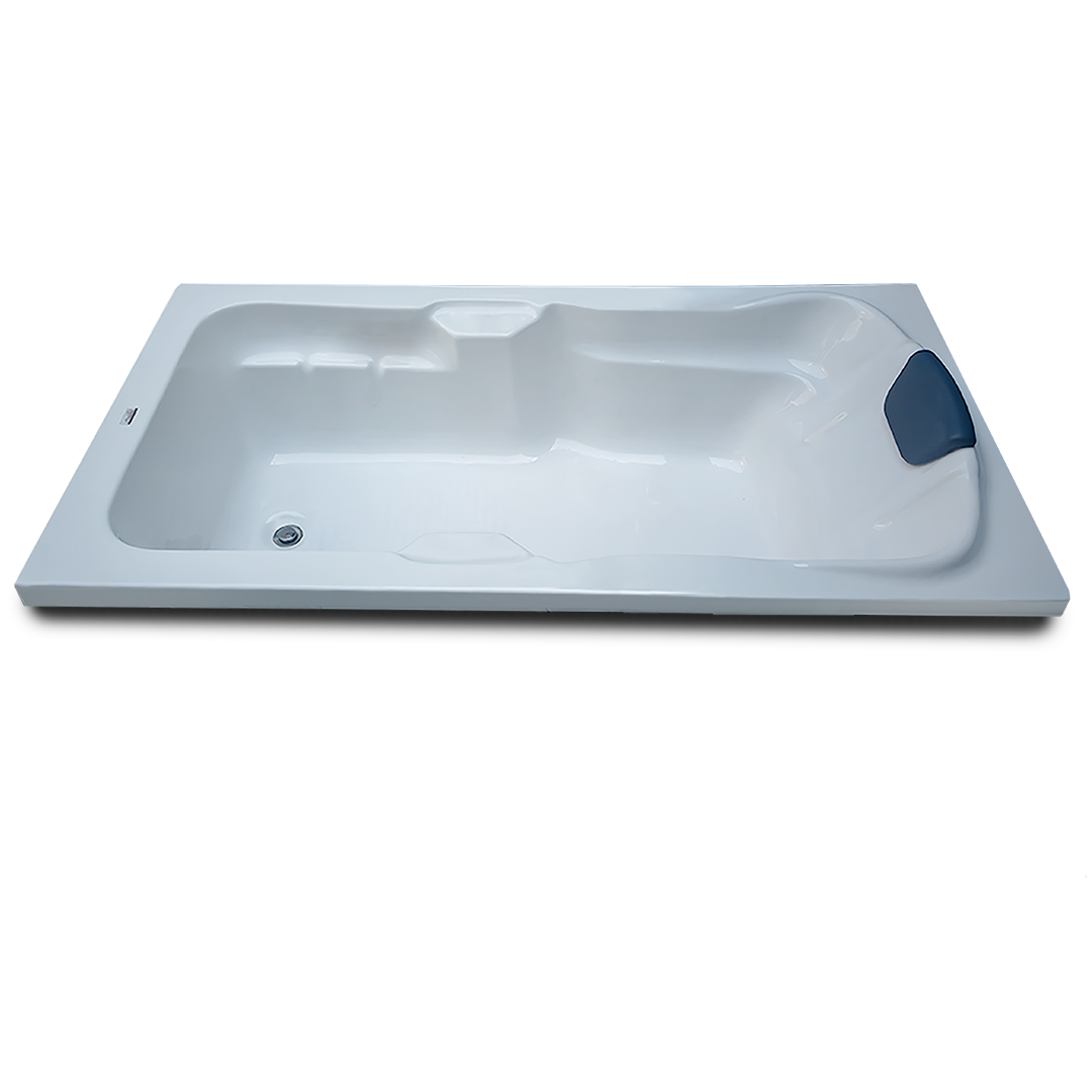 Elegant 6 ft x 3 ft Fixed Bathtub