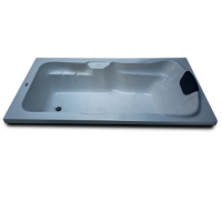 Elegant 6 ft x 3 ft Fixed Bathtub