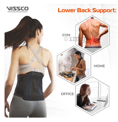 VISSCO PRO LUMBOSET CONTOURED (P.C.NO.2103)(S/M/L/XL/XXL)