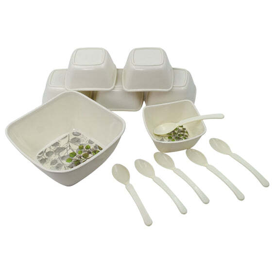 13 PC PUDDING SET USED AS A CUTLERY SET FOR SERVING