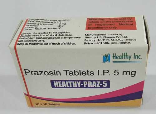 Prazosin Tablets 5 Mg at Best Price in Mumbai | Healthy Inc.