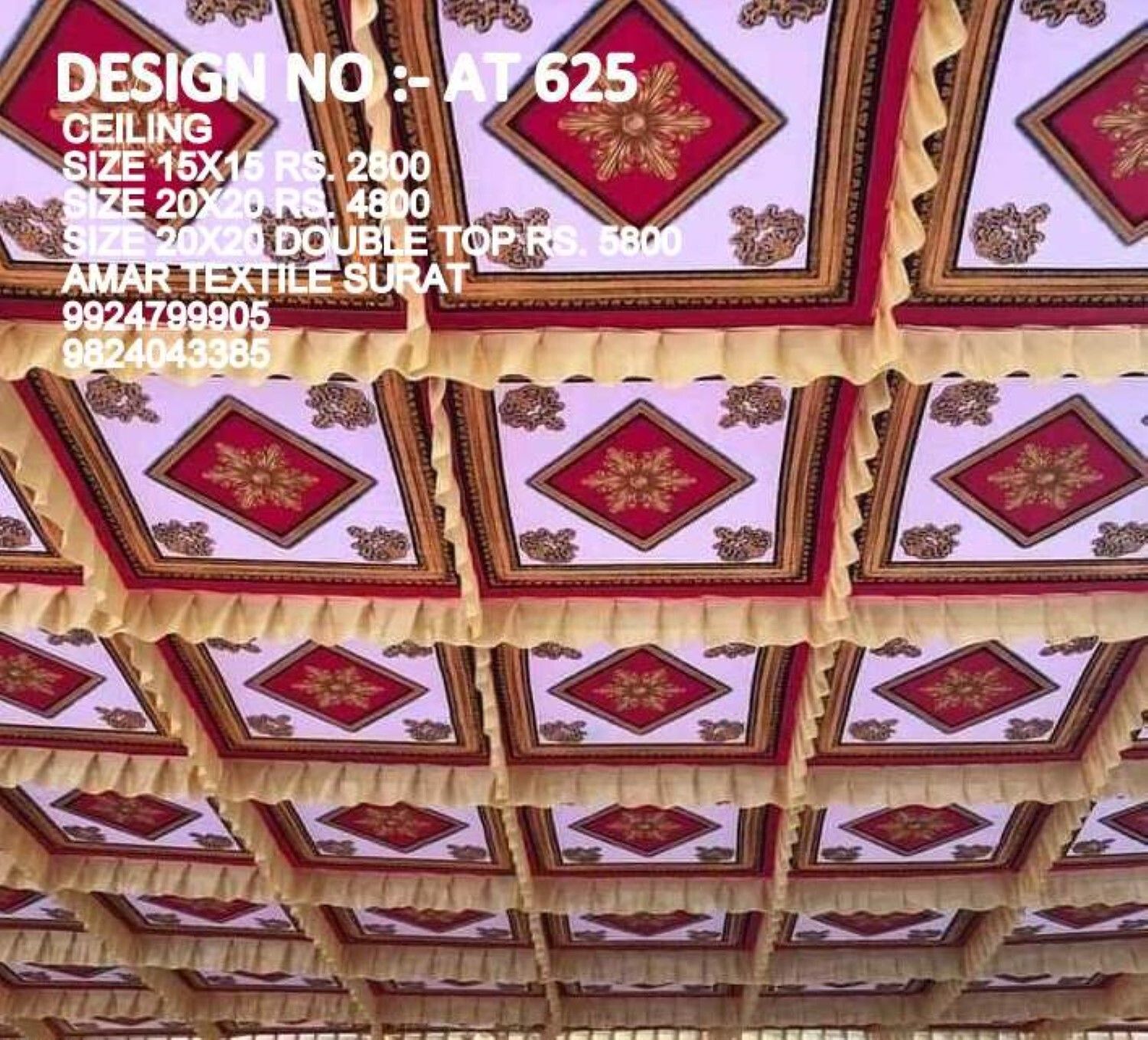 CEILING CLOTH MANDAP