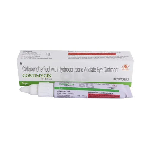 Cortimycin Eye Ointment Application: Hospital