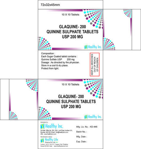 Quinine Sulphate Tablet 200Mg