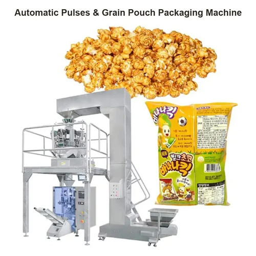 Automatic Pulses And Grain Pouch Packaging Machine