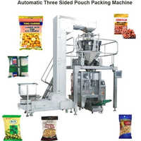 Automatic Three Sided Pouch Packing Machine - Accuracy: High  %