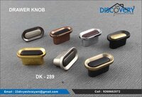 Fancy 2 Pcs Drawer Knob - Zinc Alloy , 1.25 Inch Size , Elegant Black, Chrome, Brushed Steel, Rose Gold, Satin, Gold Finish Options