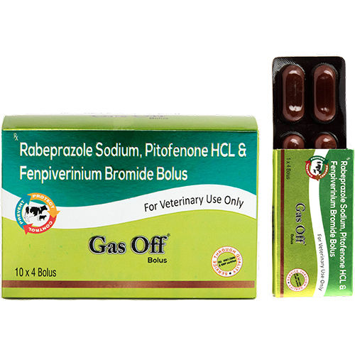 Rabeprazole Sodium Pitofenone HCL And Fenpiverinium Bromide Bolus