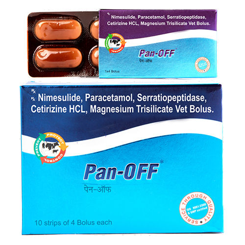 Nimesulide Paracetamol Serratiopeptidase Veterinary Bolus