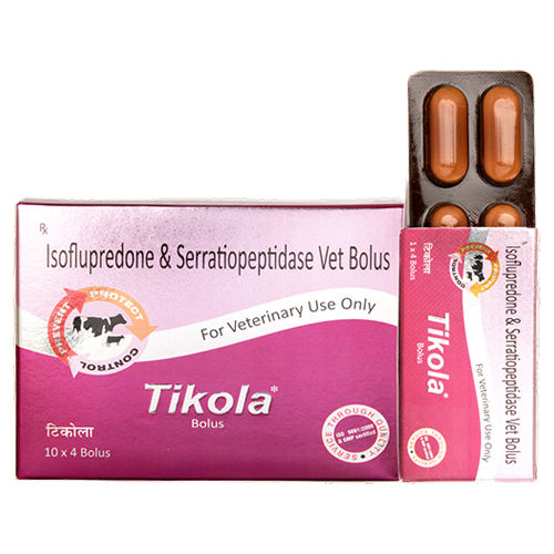 Isoflupredone And Serratiopeptidase Veterinary Bolus