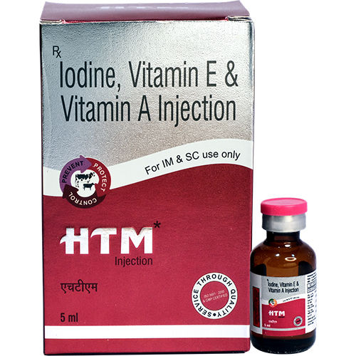 5 Ml Iodine Vitamin E And Vitamin A Injection - Physical Form: Liquid