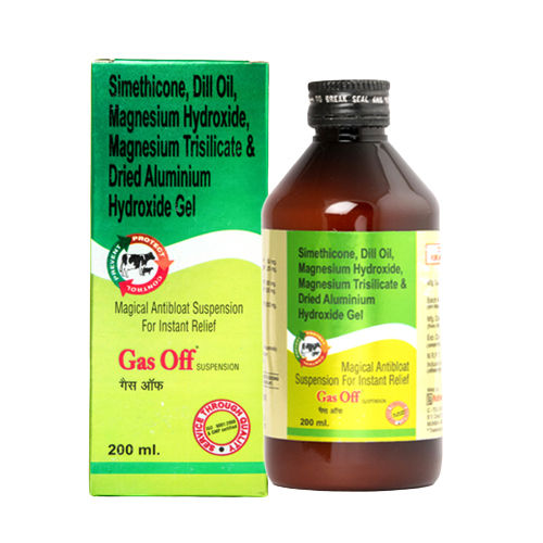 200 ML Simethicone Dill Oil Magnesium And Dried Aluminium Hydroxide Gel