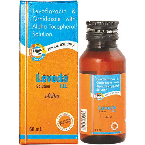 60 ML Levofloxacin And Ornidazole With Alpha Tocopherol Solution