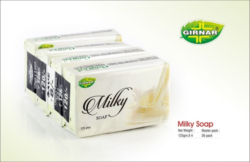 Milky Soap 500gm (125gm X 4)
