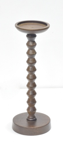 Wooden Spring Type Candle Stand