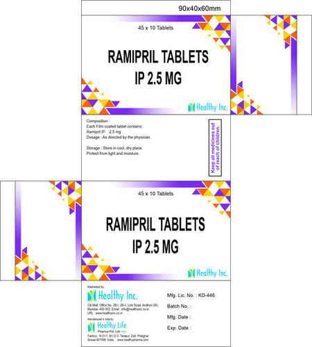 Ramipril tablets 2.5 mg