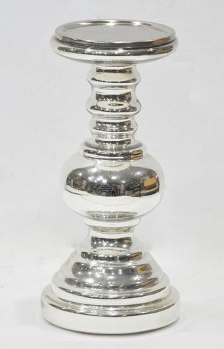 Silver Antique Candle Holder