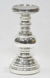 Silver Antique Candle Holder