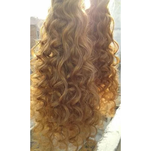 Indian Light Brown Color Virgin Remy Bleached Wave Hair