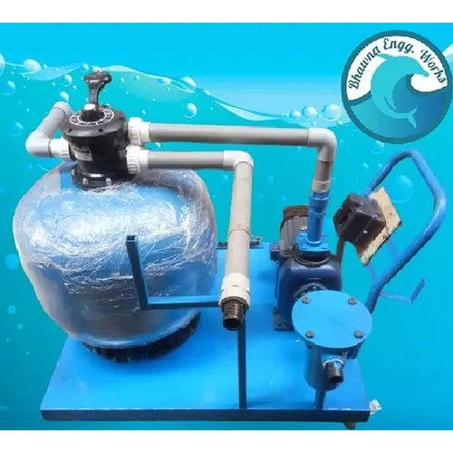 Blue Swimming Pool Filter And Motor Pump